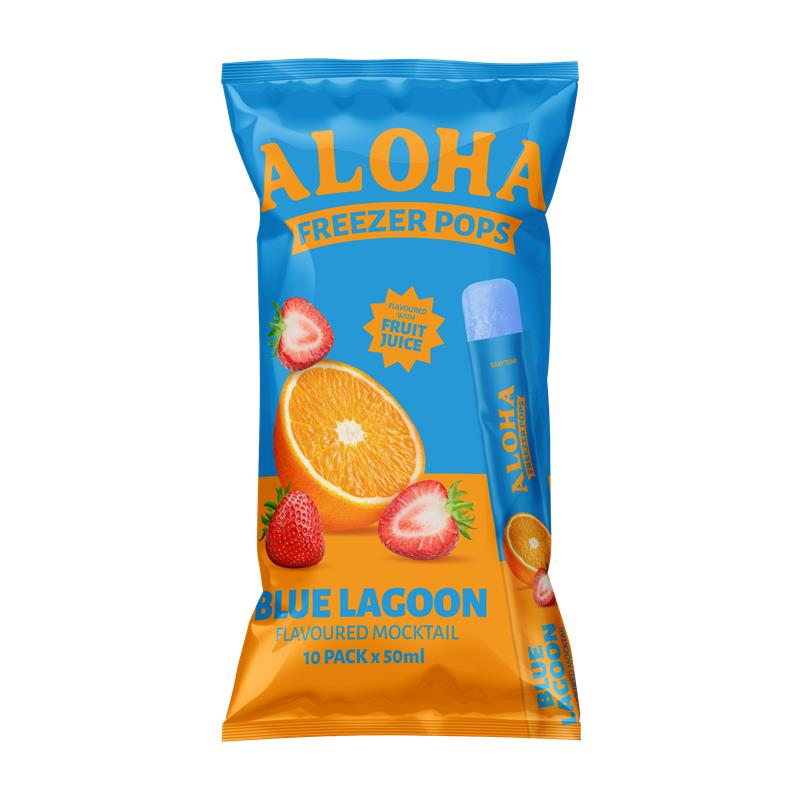 Aloha Blue Lagoon Freezer Pops 50ml