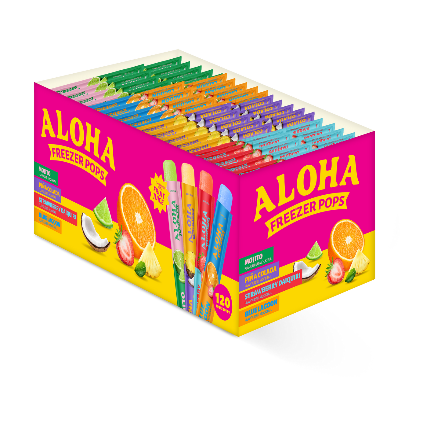 Aloha Mixed Pack Freezer Pops