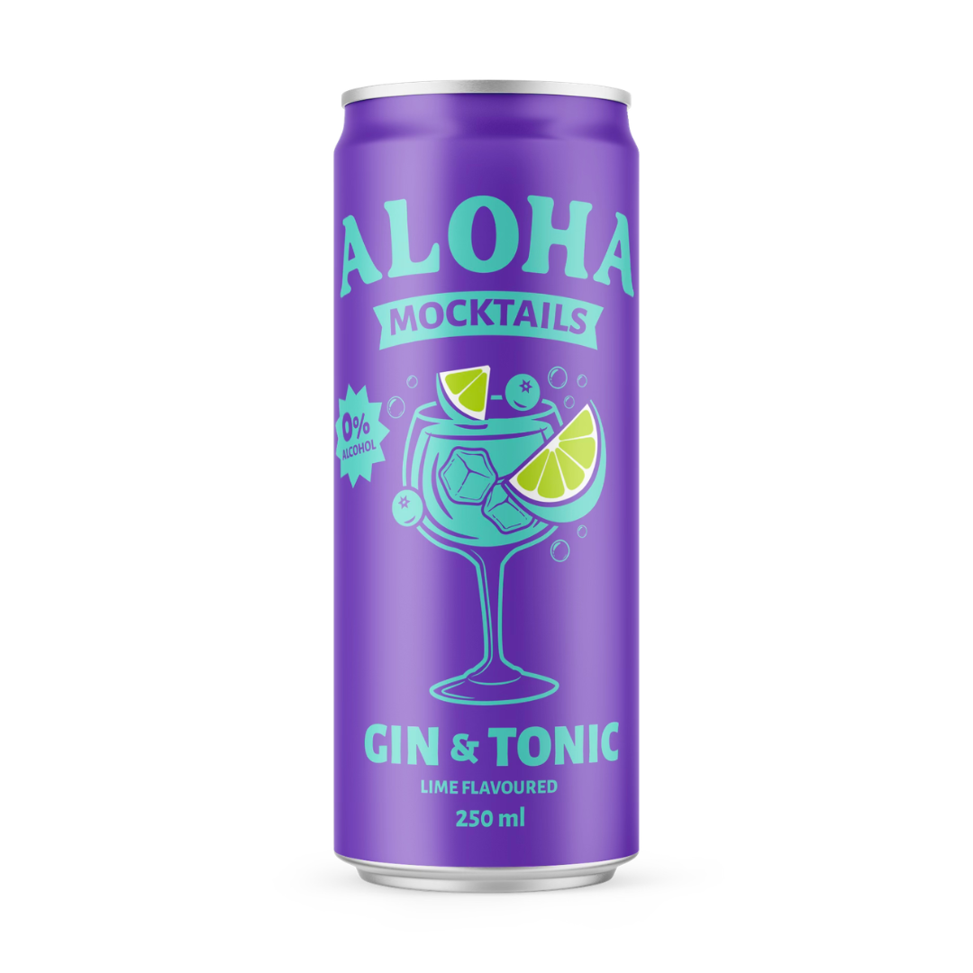 Aloha Gin & Tonic Flavoured Mocktail Drink