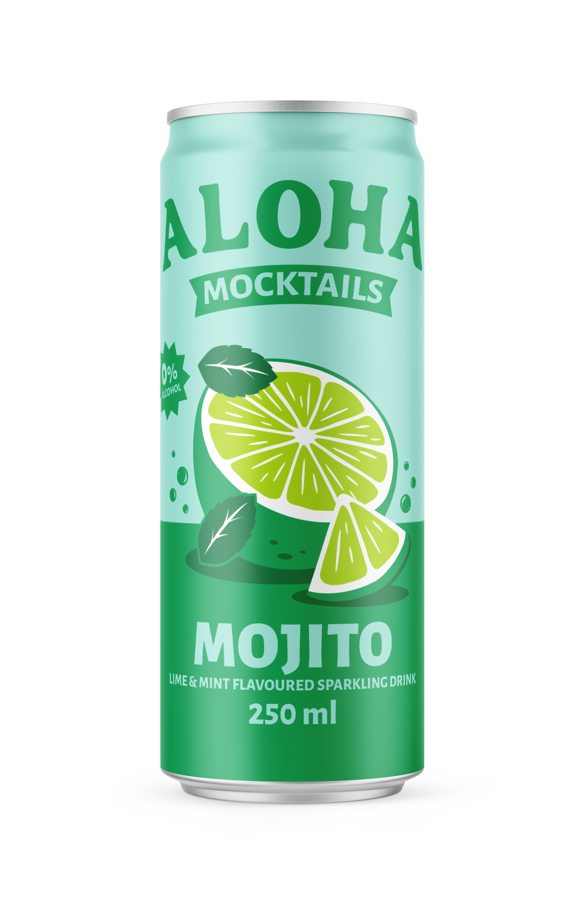 Aloha Mojito Lime and Mint Flavoured Mocktail Drink
