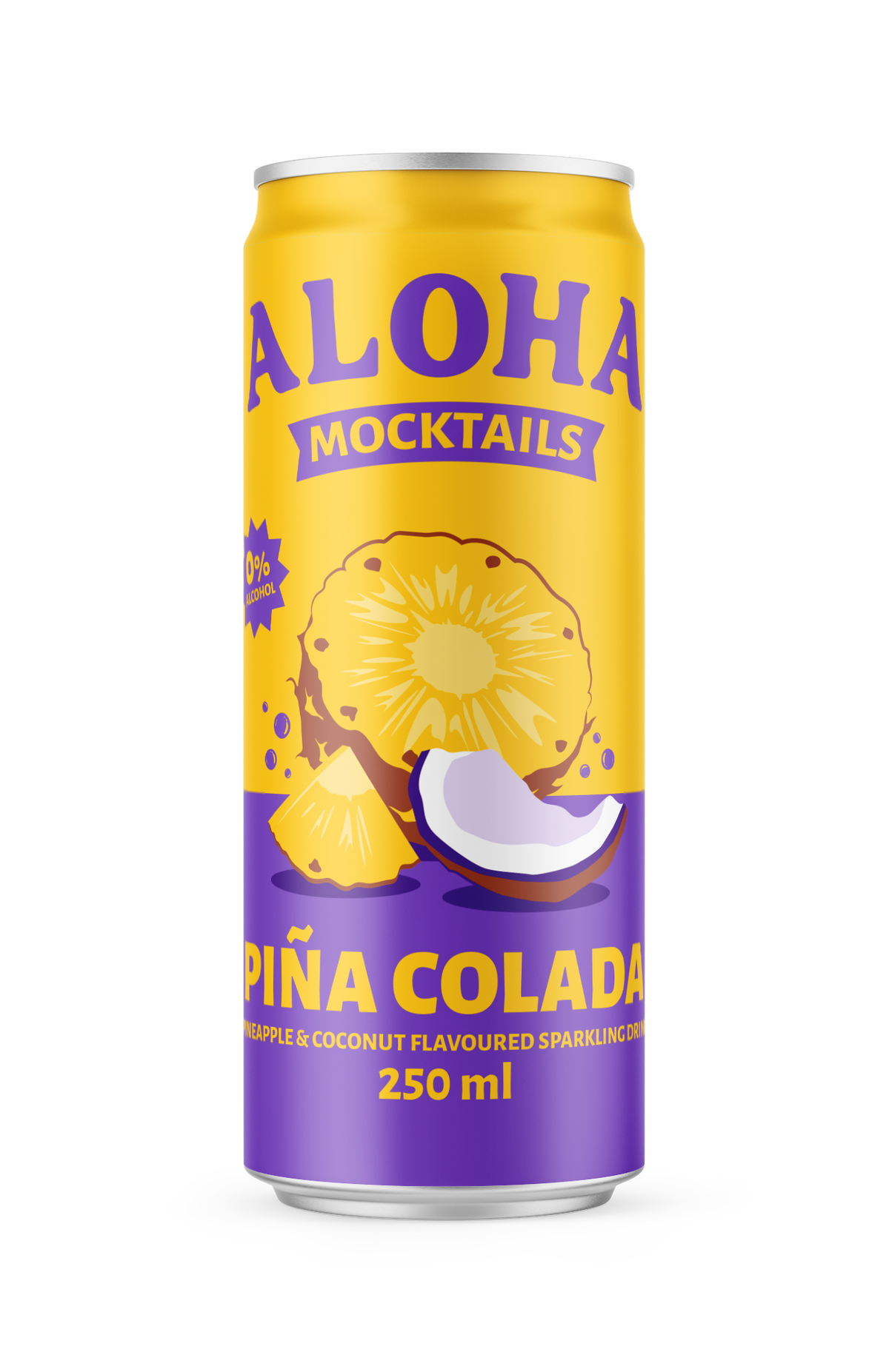 Aloha Piña Colada Flavoured Mocktail Drink