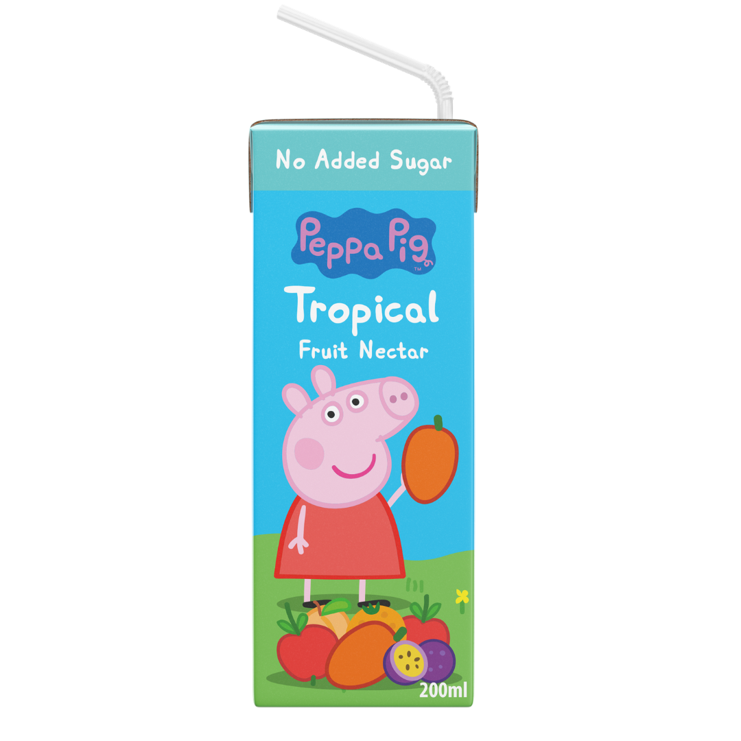 Peppa Pig Tropical No Added Sugar Nectar Tetra Drink 200ml