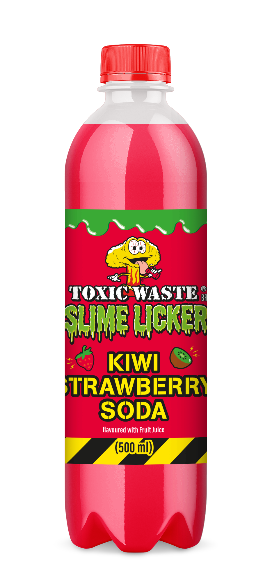 Toxic Waste Slime Licker Sour Strawberry Kiwi Soda Drink