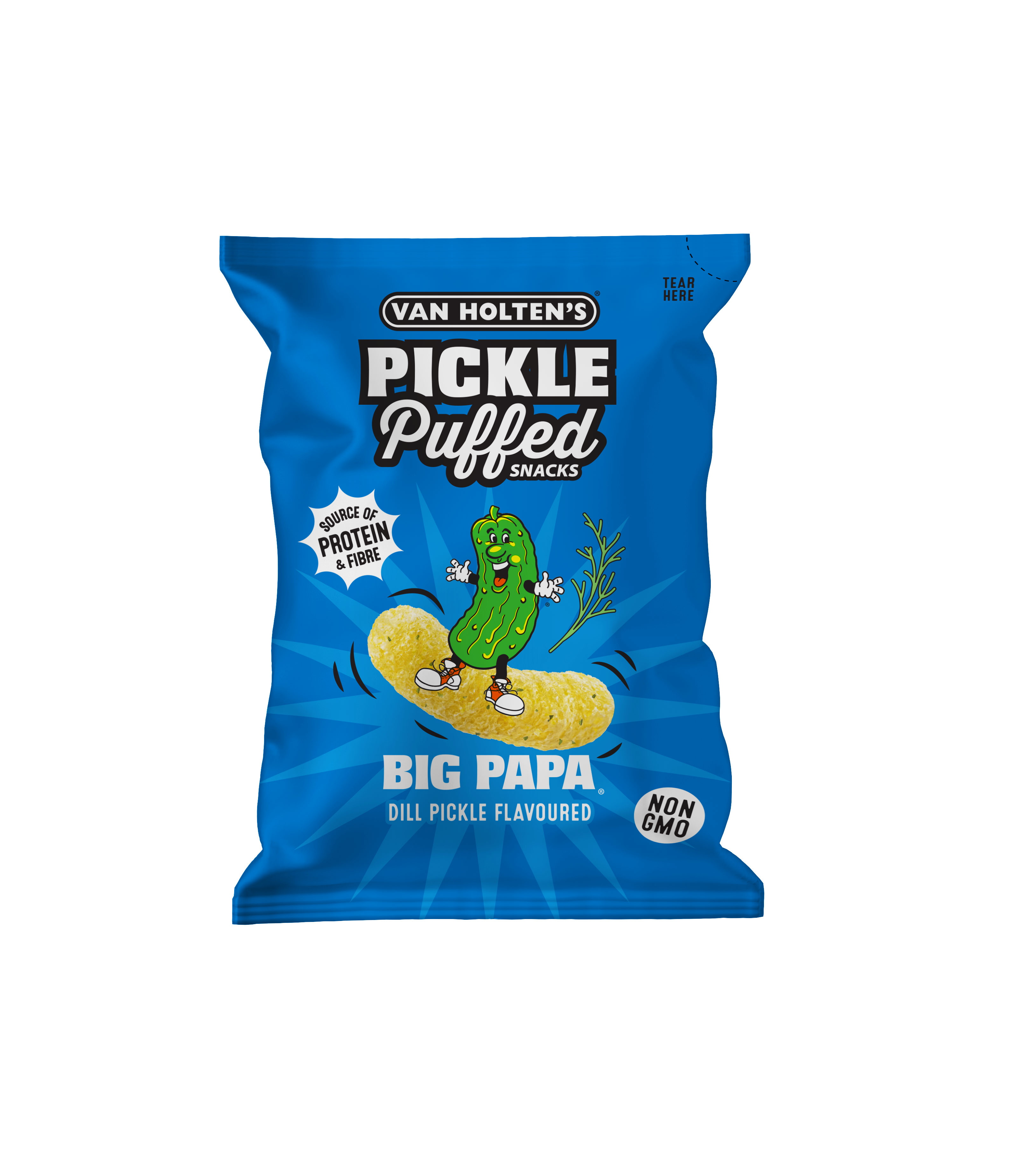 Van Holten's Big Papa - Pickle & Dill Flavour Puffed Snacks