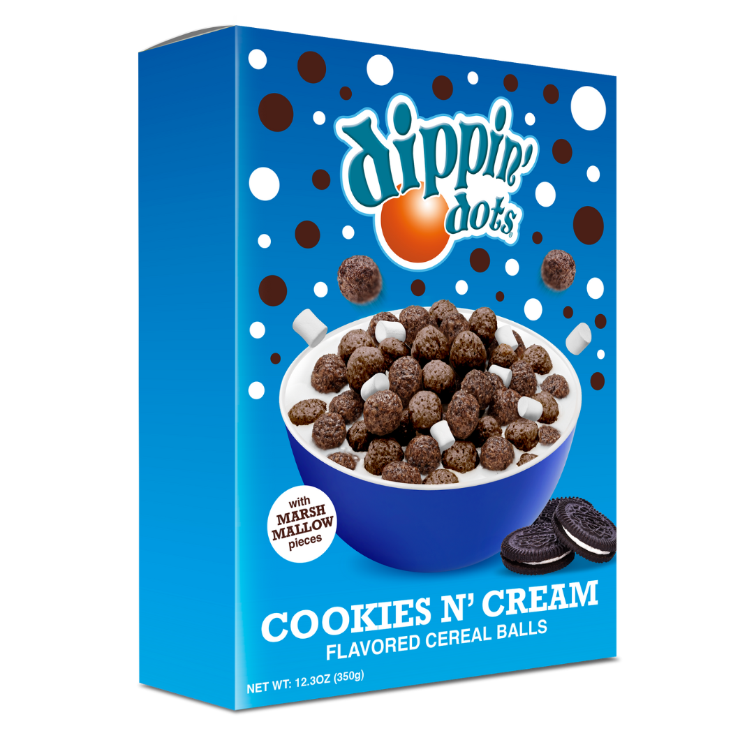 Dippin' Dots Cookies N’ Cream Cereal Balls
