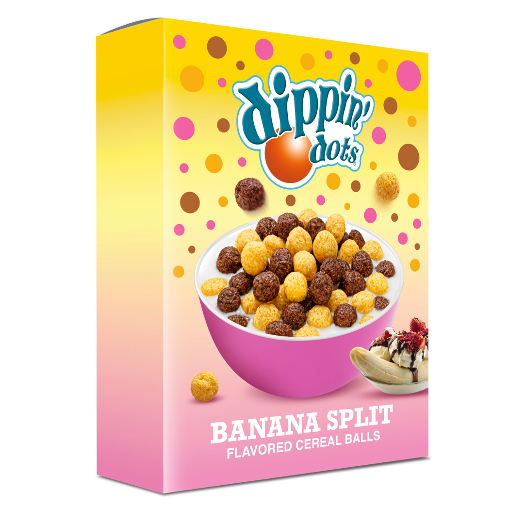 Dippin' Dots Banana Split Cereal Balls