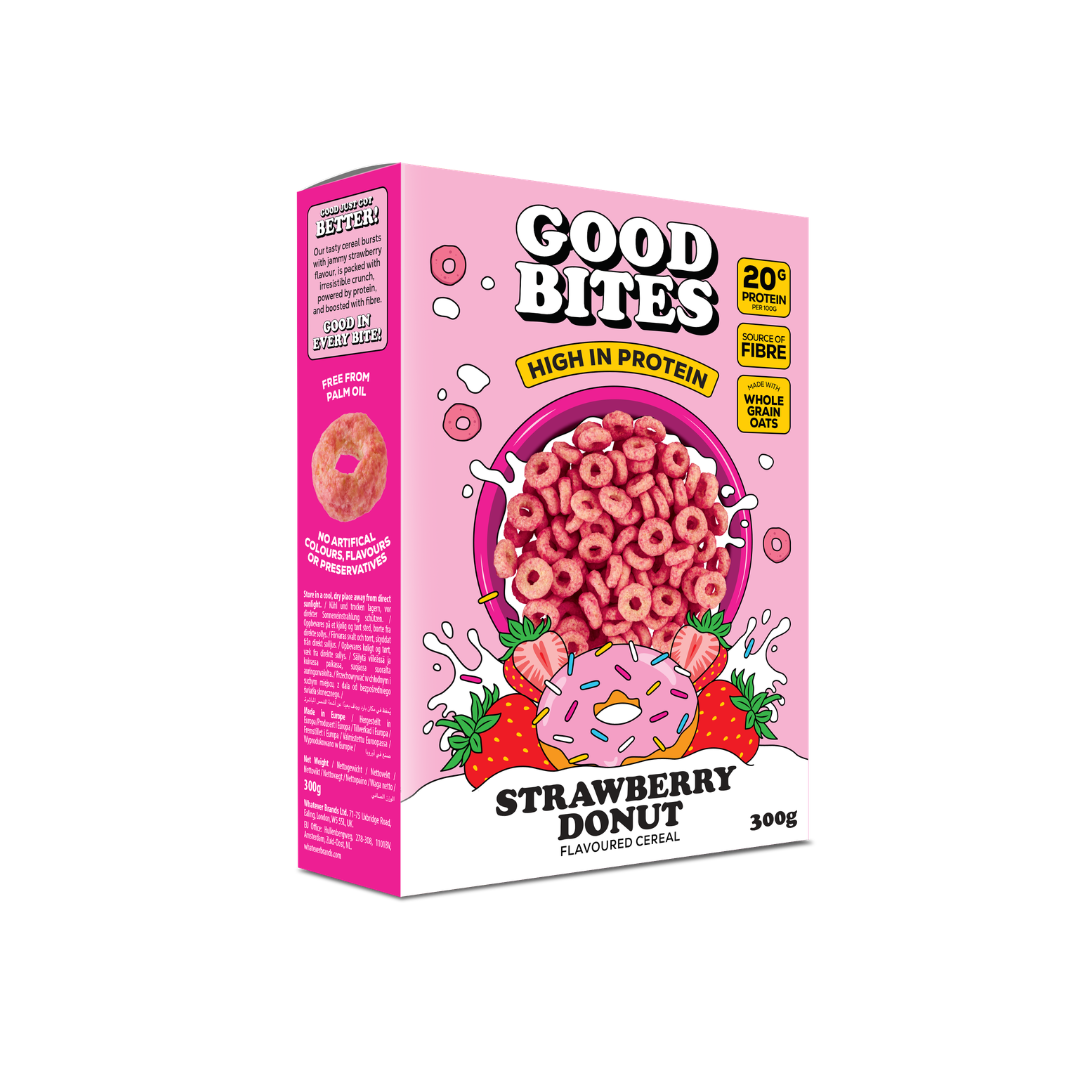 Good Bites of Protein Strawberry Donut Cereal 300g