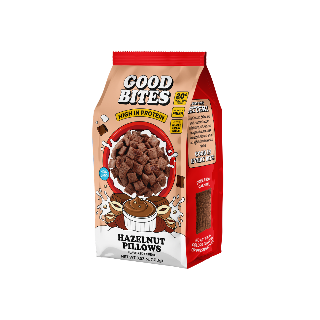 Good Bites of Protein Hazelnut Cereal 100g