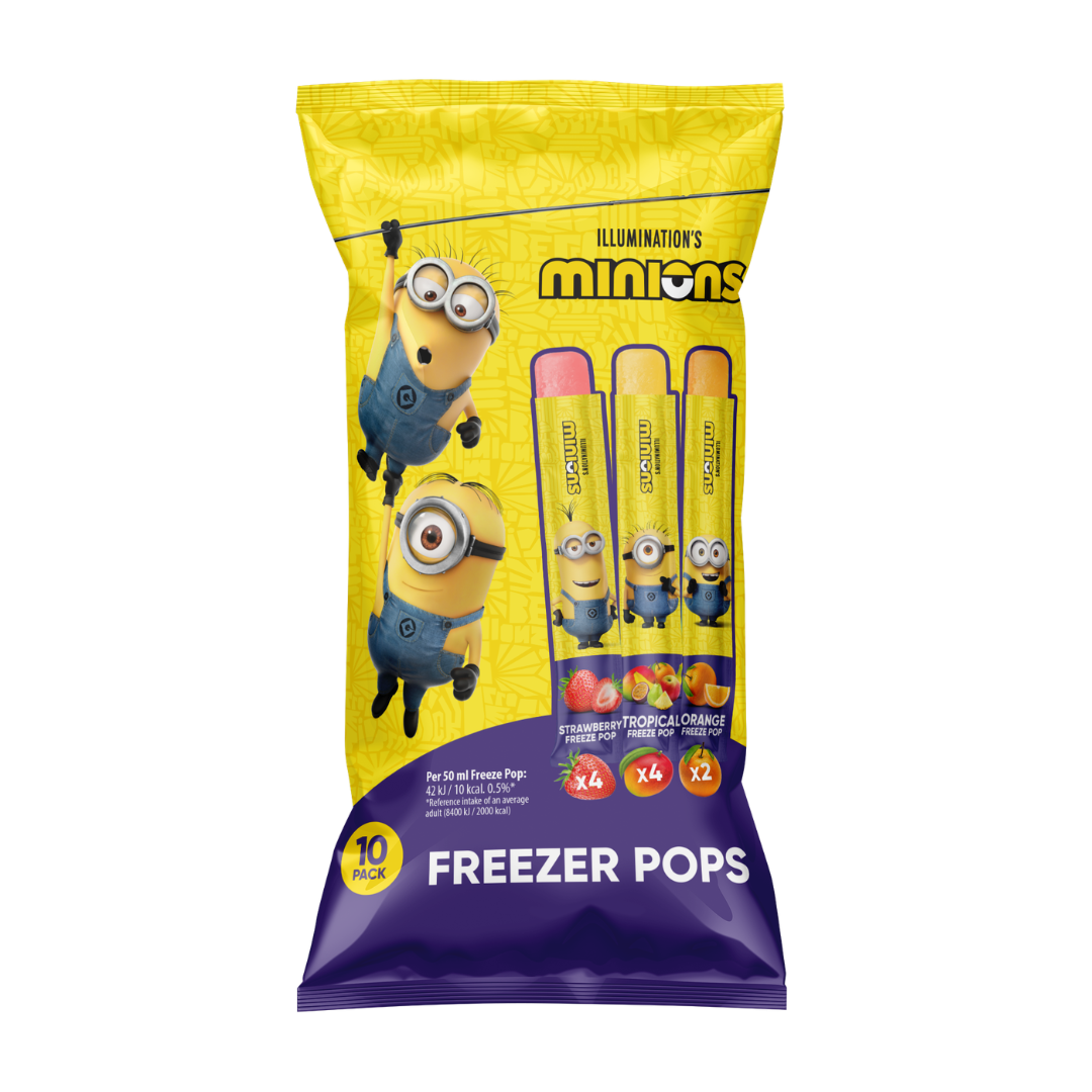 Minions Mixed Freeze Pops