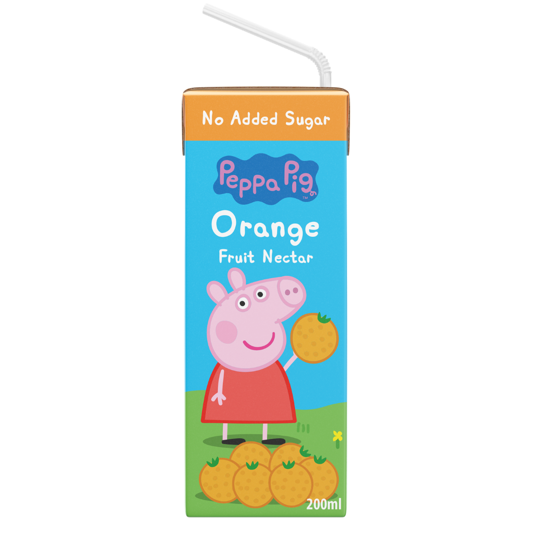 Peppa Pig Apple & Orange No Added Sugar Nectar Tetra Drink 200ml
