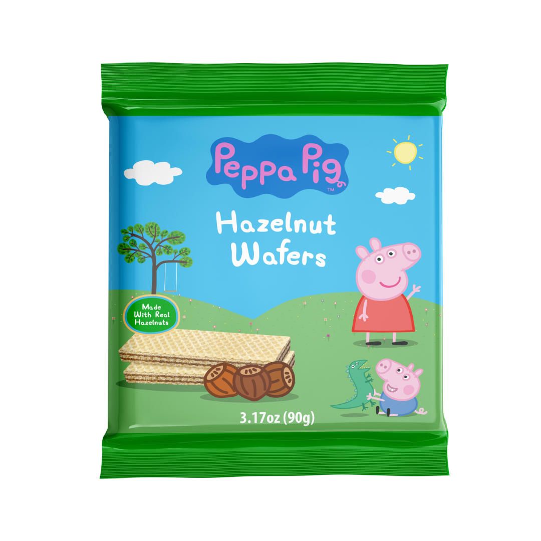 Peppa Pig Hazelnut Wafer Biscuits 90g