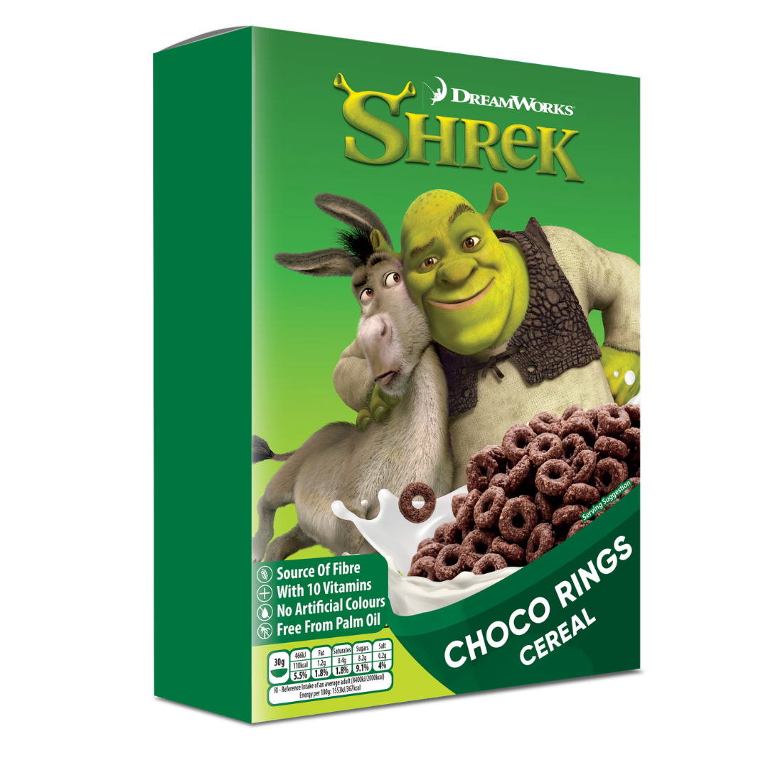 Shrek Choco Rings Cereal with Vitamins
