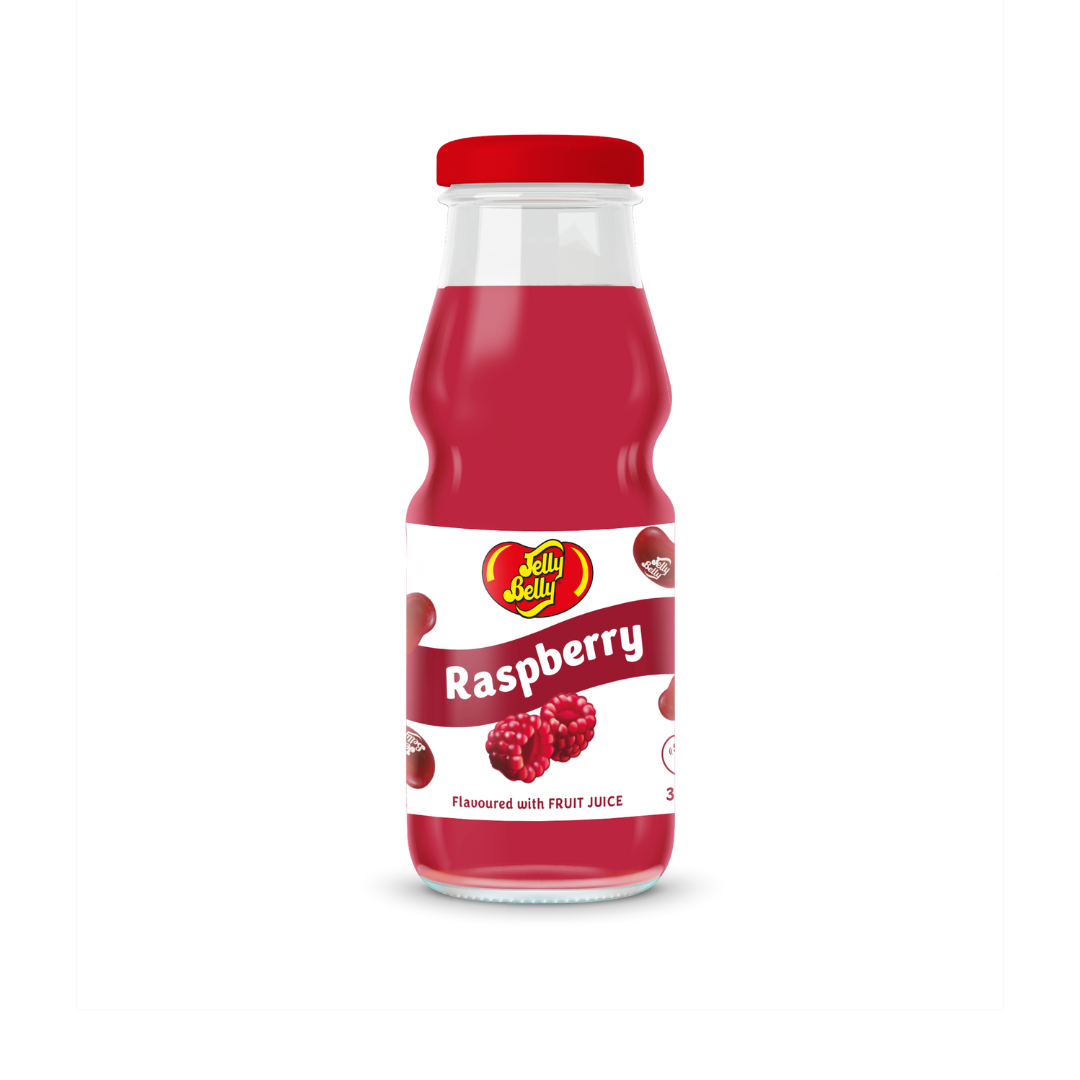 Jelly Belly Raspberry 330ml drink in glass bottle
