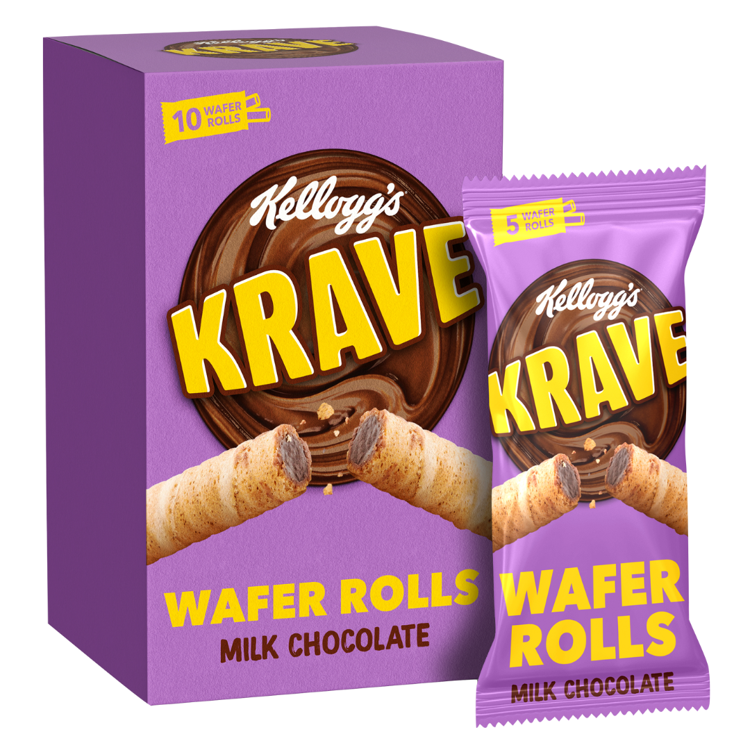 KRAVE Choco Wafer Rolls 54g
