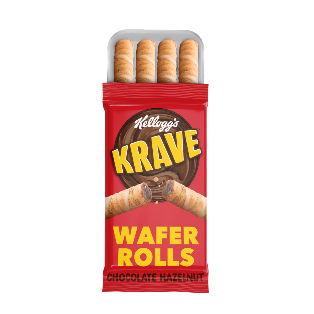 KRAVE Choco Hazelnut Wafer Rolls 27g