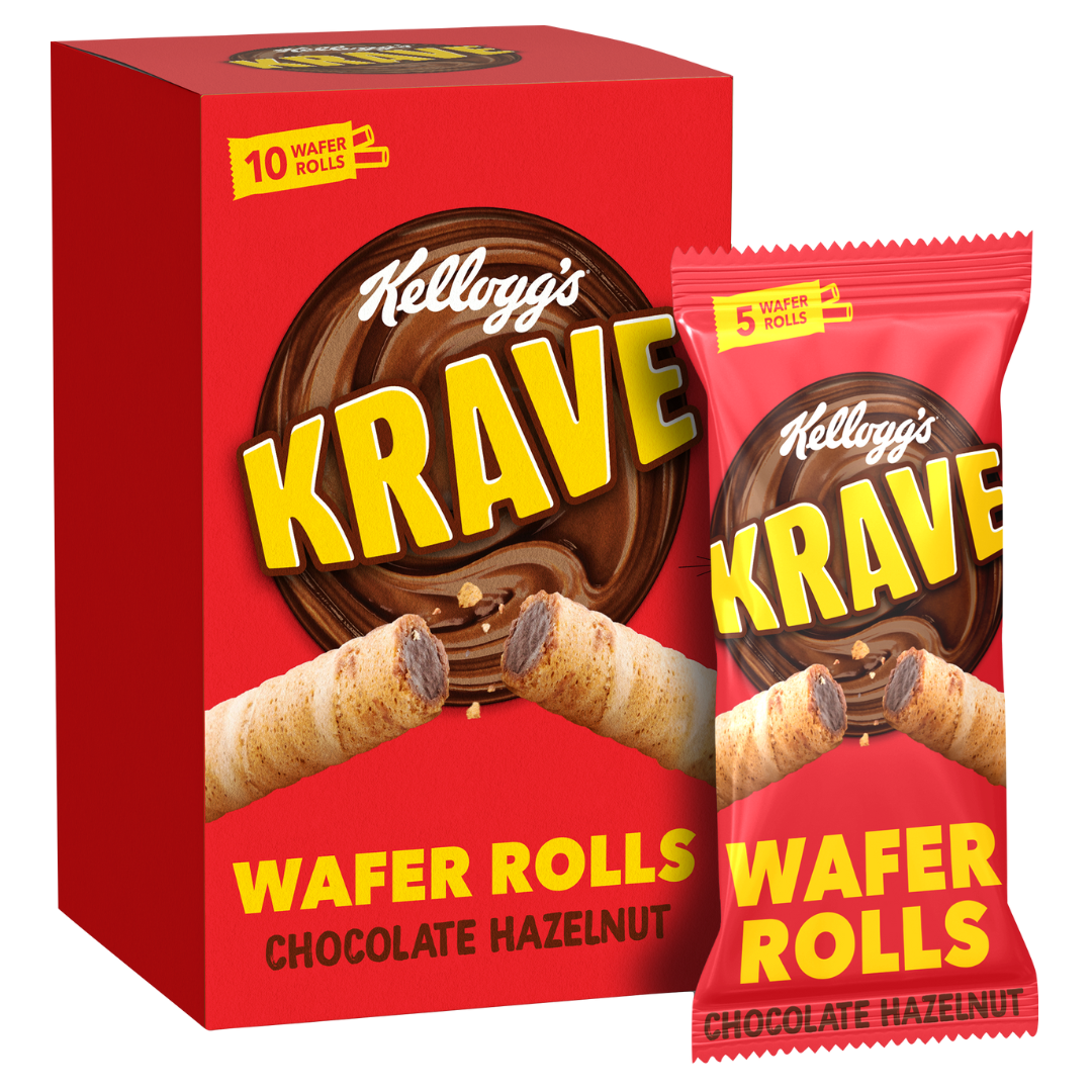 Copy of KRAVE Choco Hazelnut Wafer Rolls 54g