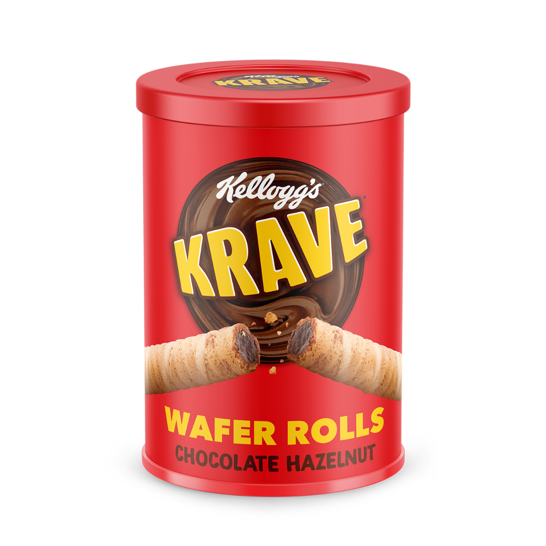 KRAVE Choco Hazelnut Wafer Rolls 400g