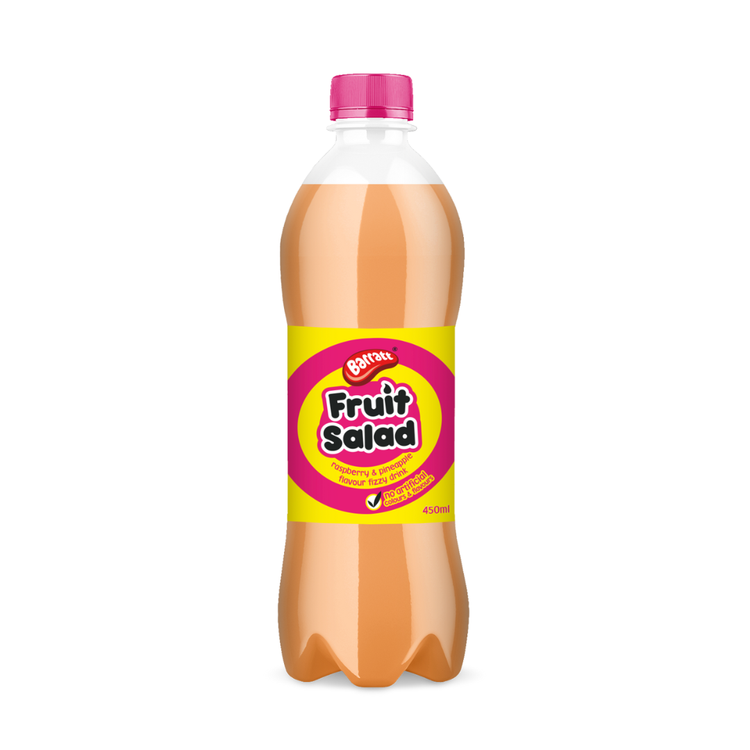 Barratt Fruit Salad Fizzy Drink 450ml Bottle