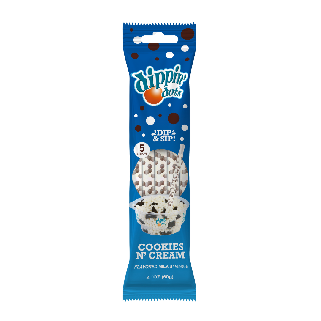 Dippin' Dots Cookies N’ Cream Milk Straws