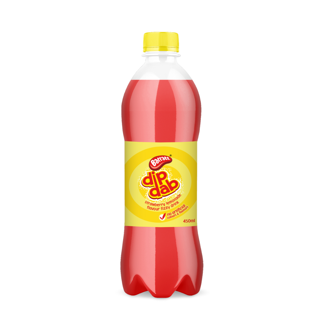Barratt Dip Dab Fizzy Drink 450ml Bottle