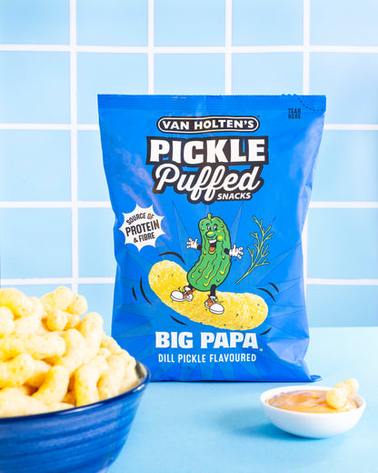 Van Holten's Big Papa - Pickle & Dill Flavour Puffed Snacks