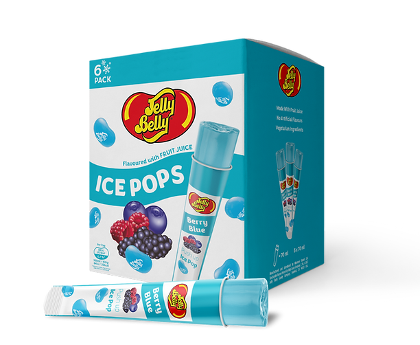 Jelly Belly Berry Blue Ice pops 6 pack (70ml) – Whateverbrands