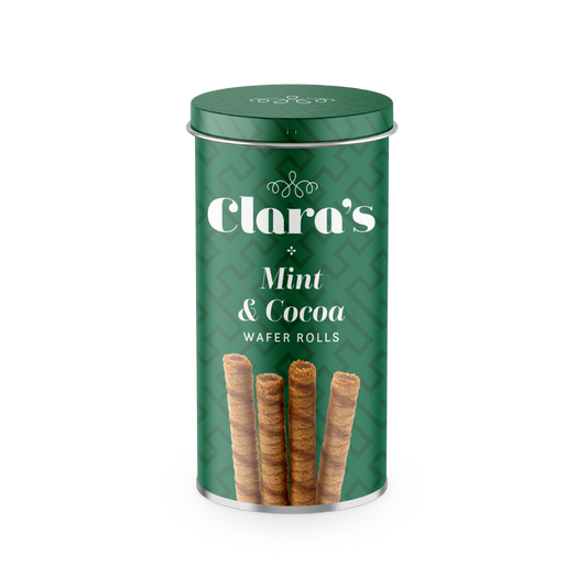 Clara's Selections Mint & Cocoa Wafer Rolls