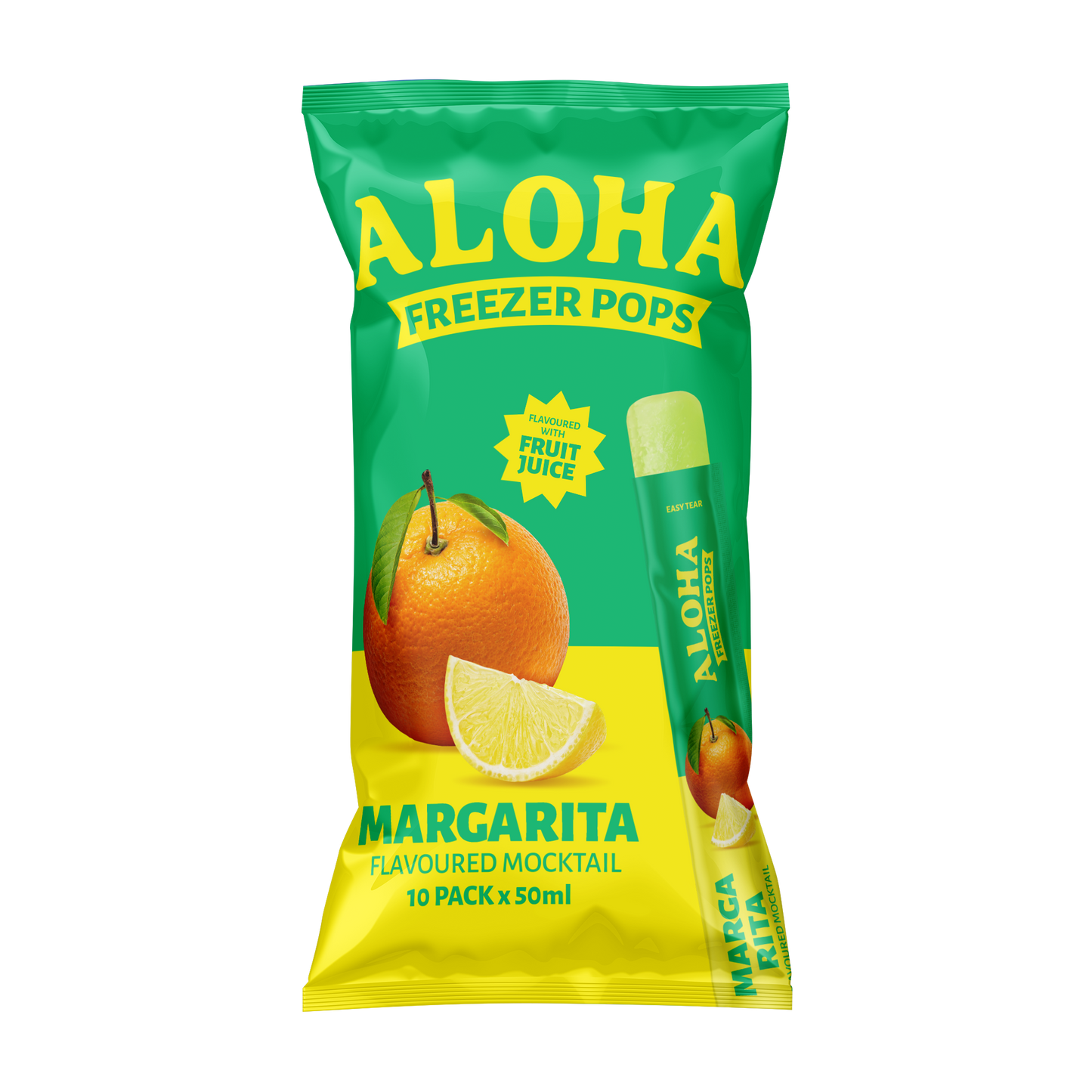Aloha Margarita Freezer Pops 50ml