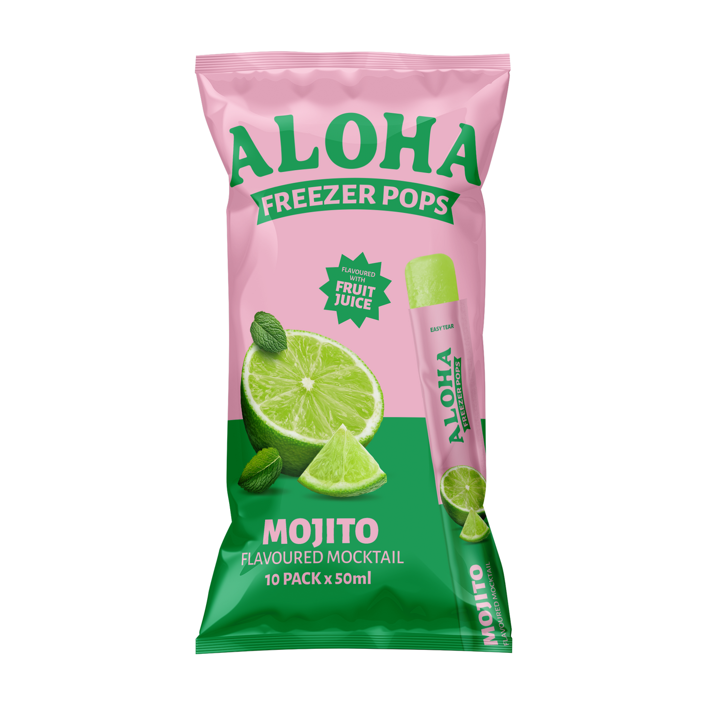 Aloha Mojito Freezer Pops 50ml