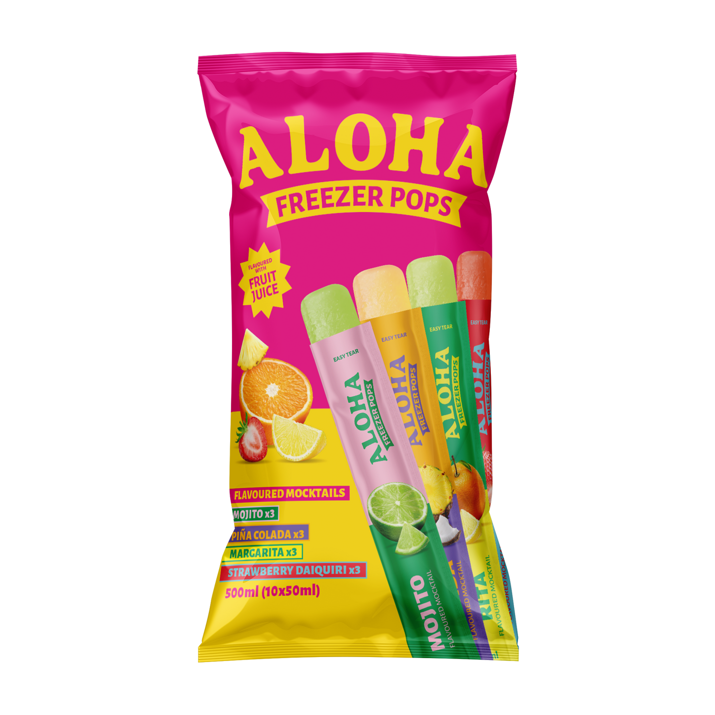 Aloha Mixed Pack Freezer Pops