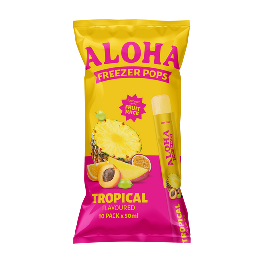 Aloha Tropical Freezer Pops 50ml