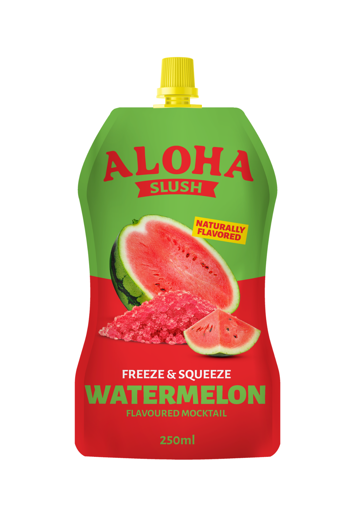 Aloha Watermelon Freeze & Squeeze Slushie 250ml