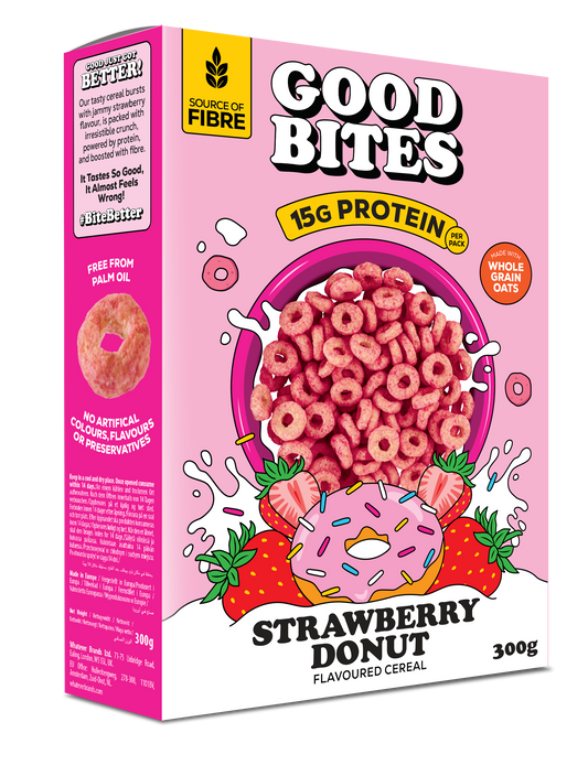 Good Bites of Protein Strawberry Donut Cereal 300g