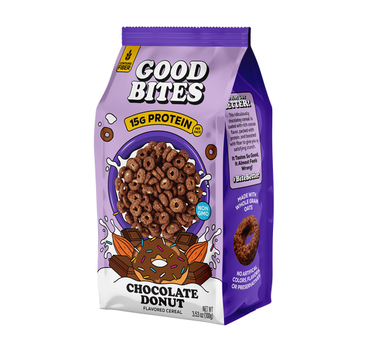 Good Bites of Protein Chocolate Donut Cereal 100g