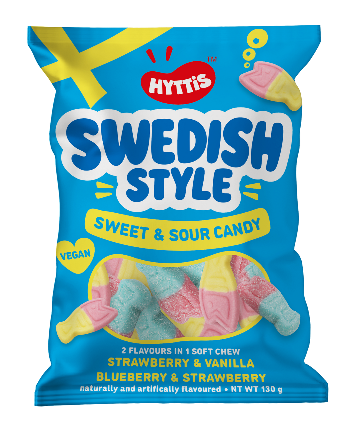 Hyttis Swedish Style Strawberry & Vanilla and Blueberry & Strawberry Candy