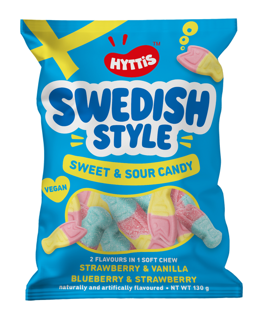 Hyttis Swedish Style Strawberry & Vanilla and Blueberry & Strawberry Candy