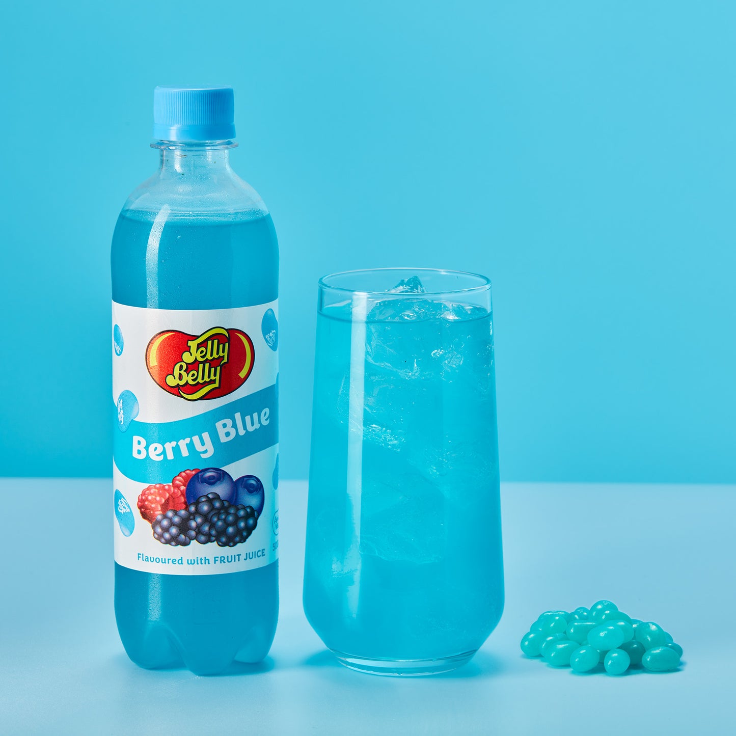 Jelly Belly Berry Blue 500ml PET bottle