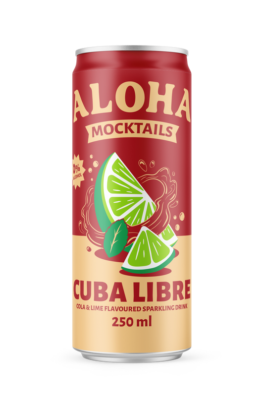 Aloha Cuba Libre Cola and Lime Flavoured Mocktail Drink
