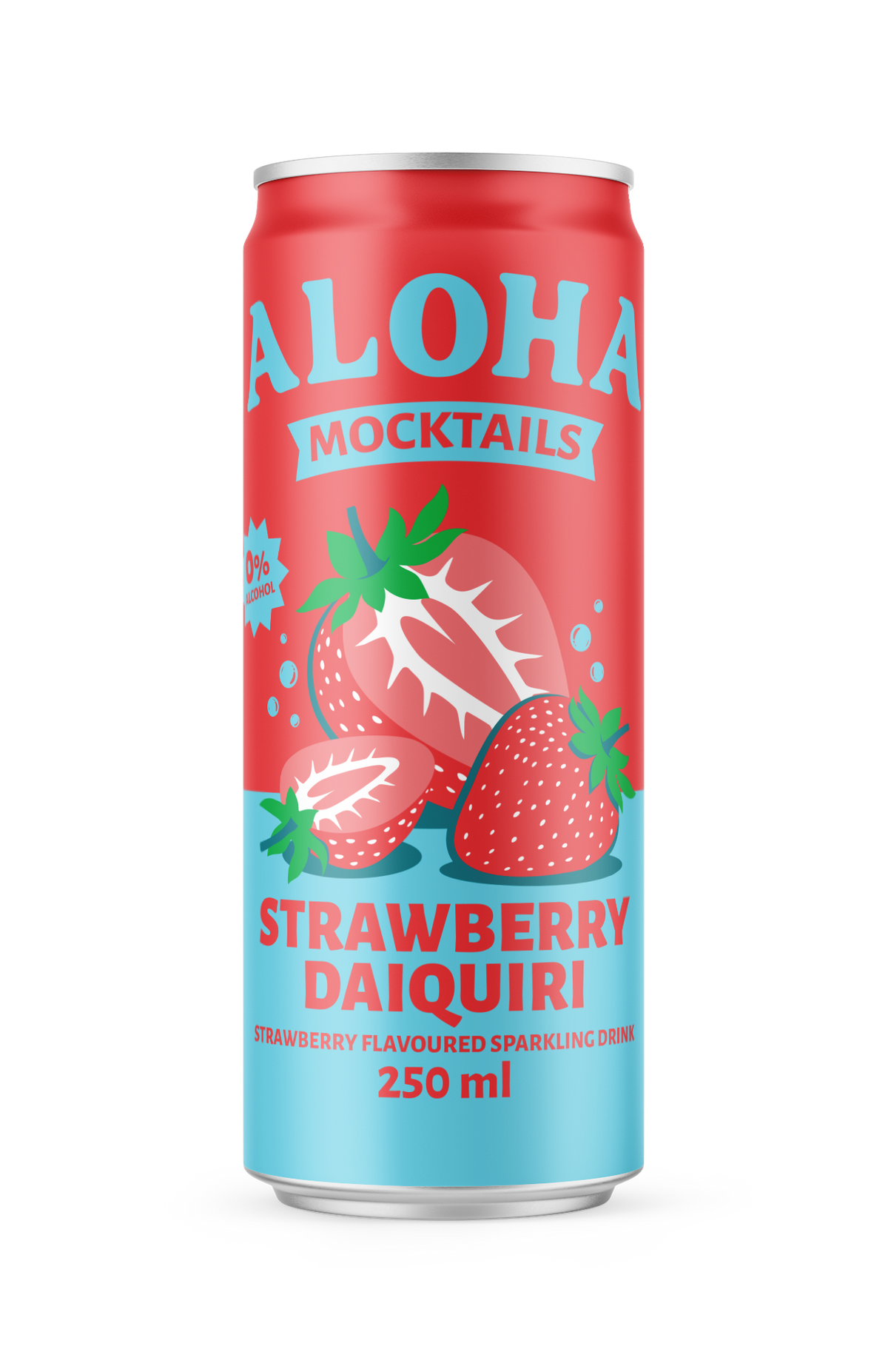 Aloha Strawberry Daiquiri Flavoured Mocktail Drink