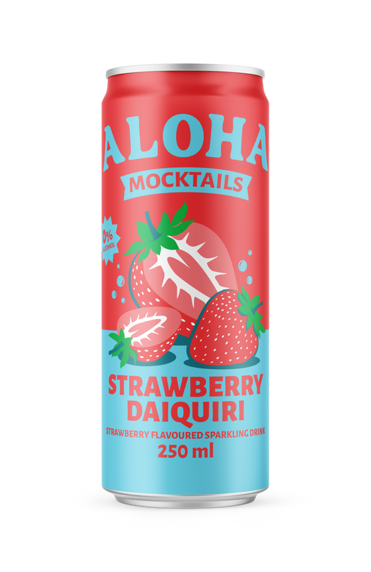 Aloha Strawberry Daiquiri Flavoured Mocktail Drink