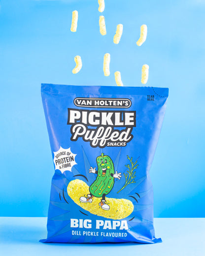 Van Holten's Big Papa - Pickle & Dill Flavour Puffed Snacks
