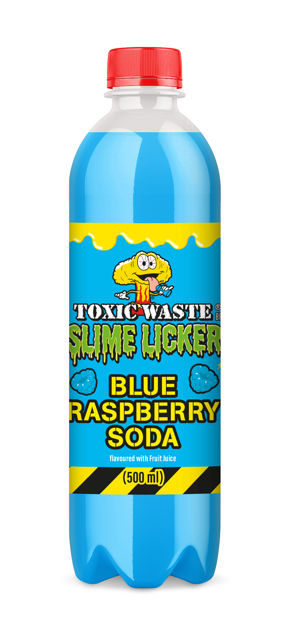 Toxic Waste Slime Licker Sour Blue Raspberry Soda Drink