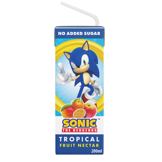 Sonic Tropical No Added Sugar Nectar Tetra Drink 200ml
