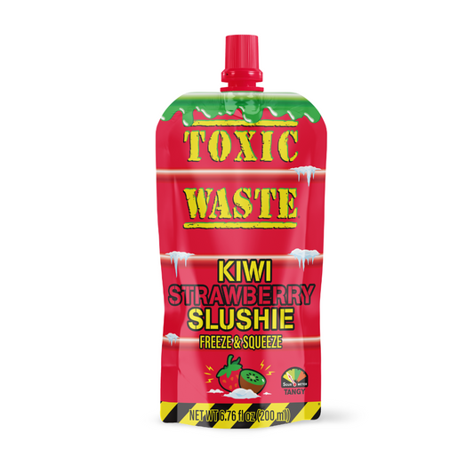 Toxic Waste Sour Strawberry Kiwi Slushie