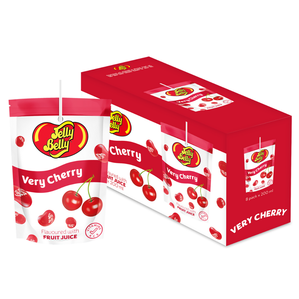 Jelly Belly Very Cherry 200ml pouch drink Whateverbrands