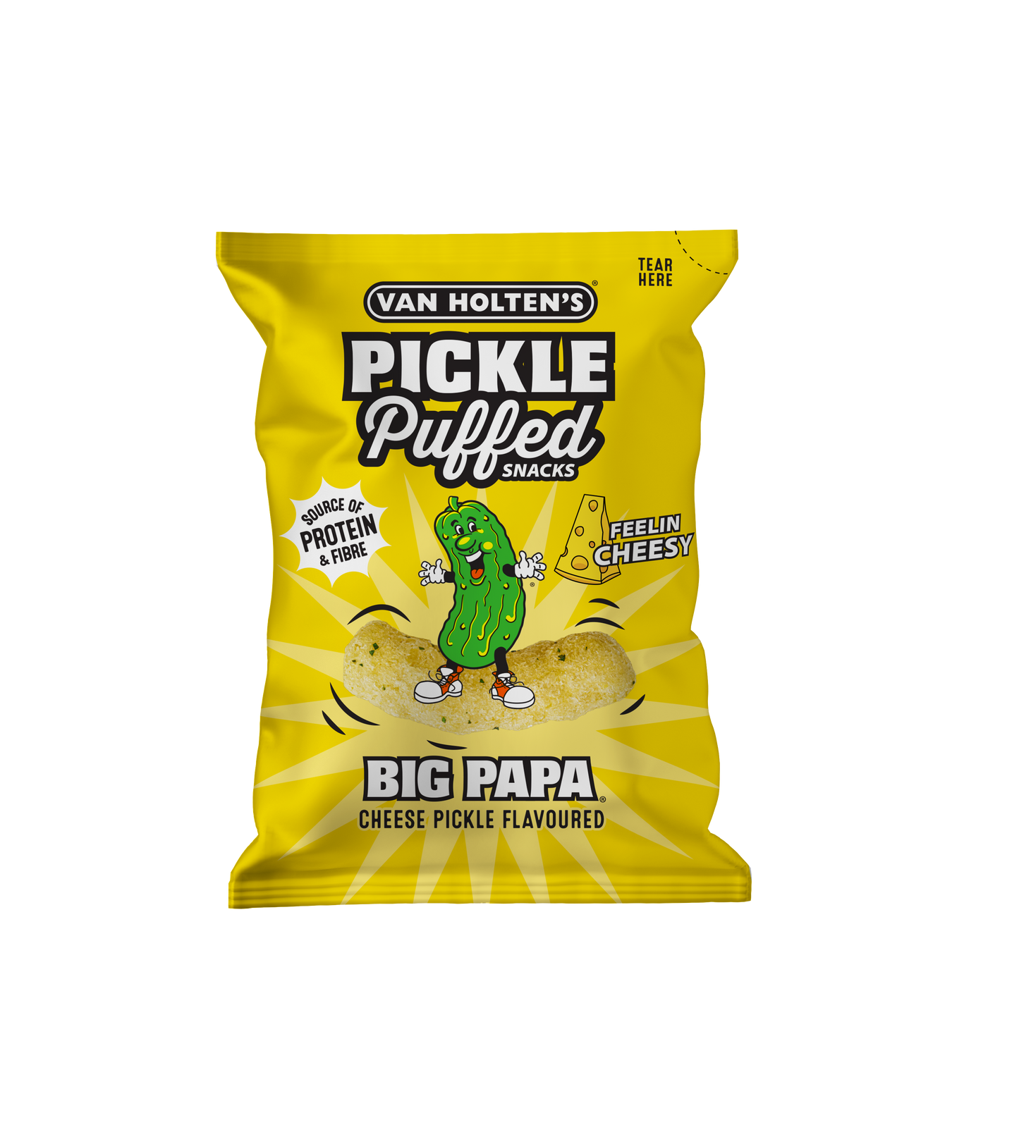 Van Holten's Big Papa - Cheese Pickle Flavour Puffed Snacks - COMING SOON