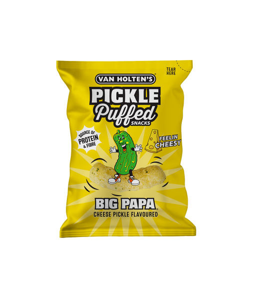Van Holten's Big Papa - Cheese Pickle Flavour Puffed Snacks - COMING SOON