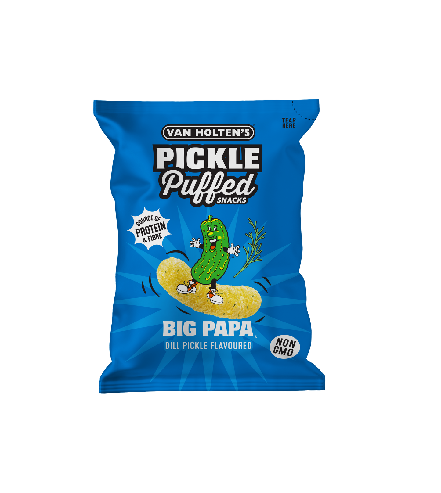 Van Holten's Big Papa - Pickle & Dill Flavour Puffed Snacks