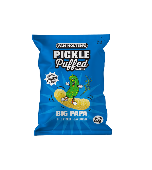 Van Holten's Big Papa - Pickle & Dill Flavour Puffed Snacks