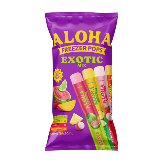 Aloha Exotic Freezer Pops 50ml